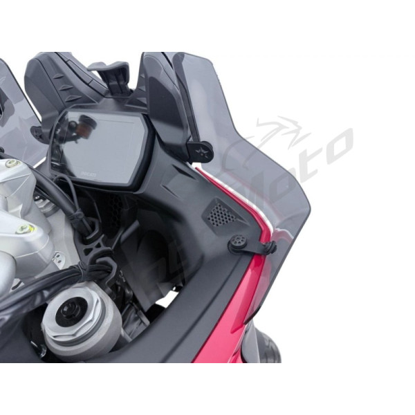 WRS DU038FS Side Deflectors Ducati Dark Smoke Multistrada V2 900cc ABS 2025