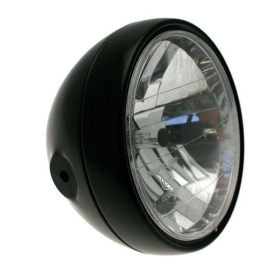 MaxTuned Classic Universal Headlight Black Ø180x160mm 