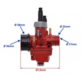 Carburetor 56551R 17,5mm PHBG (Manual choke)