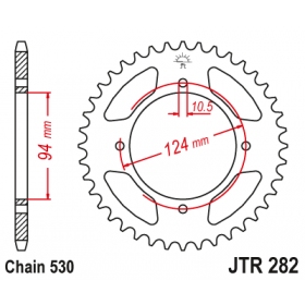 Rear sprocket JTR282