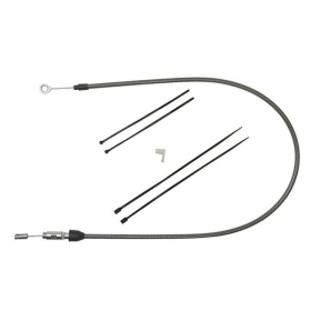 MAGNUM SHIELDING Carbon Fiber Quick Connect Upper Clutch Cable Harley Davidson FLDE / FLTRK / FXLR / FXST / FXBB 1750/1977 18-24 112cm
