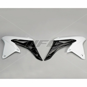 UFO Radiator Covers White Suzuki RM-Z250 10-18