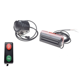 Maxtuned Elektrinio Dviračio Apšvietimo Komplektas Priekis + Galas 12-60V