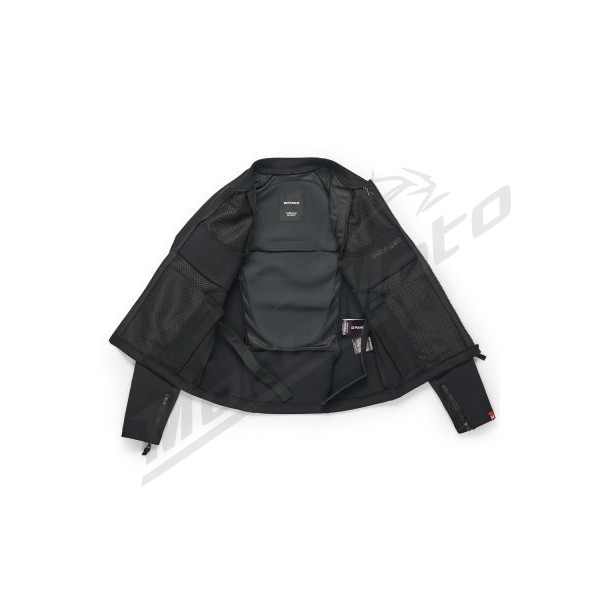 Pando Moto STEALTH BLACK AAA Light-weight armored jacket for women