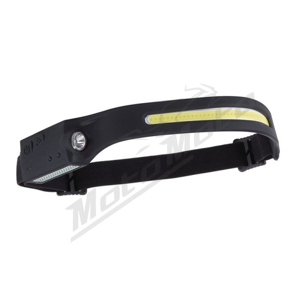 DRAPER 2 in 1 Head Torch COB LED Recharcheable with Wave Sensor - 3W