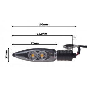 Front turn signals BMW R / S / K / F / C / G 310-1200cc 2pcs