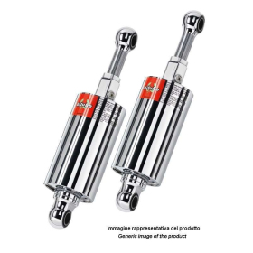 BITUBO S.R.L. Chrome Standard HMG Shocks Harley Davidson FLST / FLSTC 1340cc 85-99