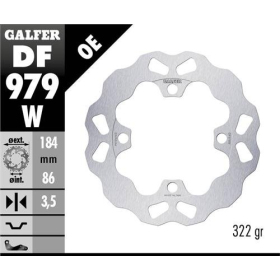 GALFER Rear brake disc Yamaha YXR 700 2008