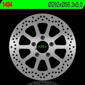 NG BRAKES Front Fixed Brake Disc 292mm Harley Davidson FLHR / FLHRC 883-1690cc 99-17