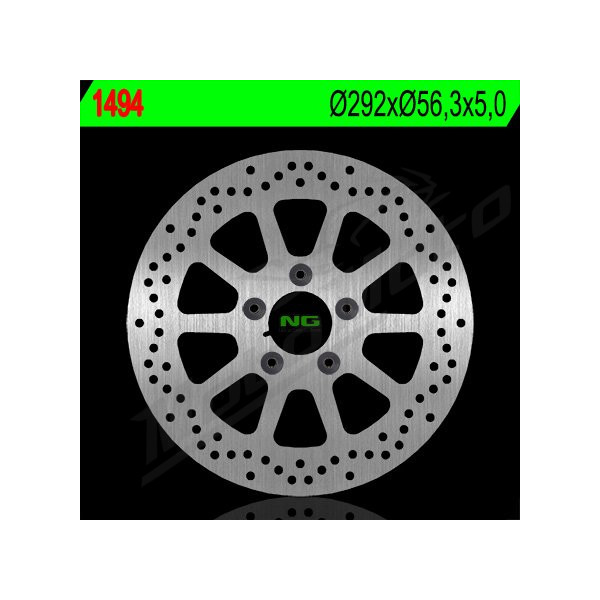 NG BRAKES Front Fixed Brake Disc 292mm Harley Davidson FLHR / FLHRC 883-1690cc 99-17
