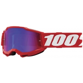 Off Road 100% Accuri 2 Solid Junior Goggles For Kids (Mirrored Lens)