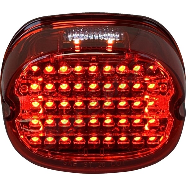 CUSTOM DYNAMICS Low Profile LED Taillight Harley Davidson FLD / FLDE / FLFB 883-1977cc 96-24