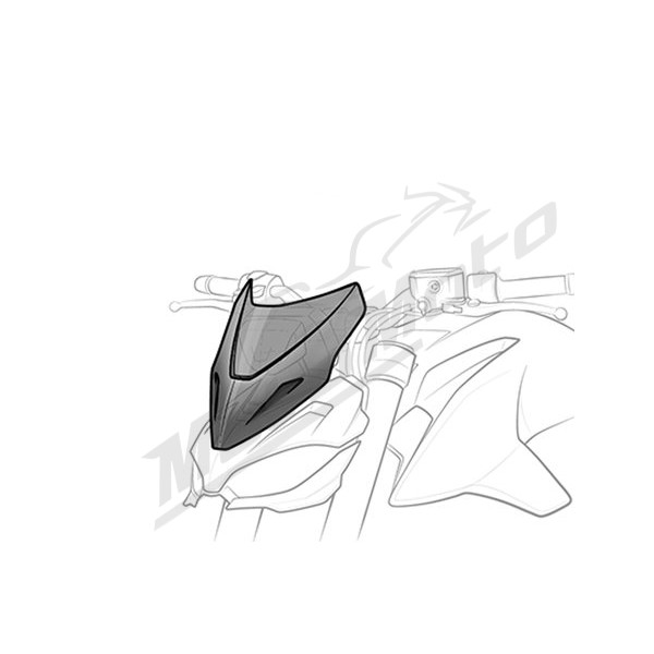 PUIG Windshield Kawasaki Z 750 07-12
