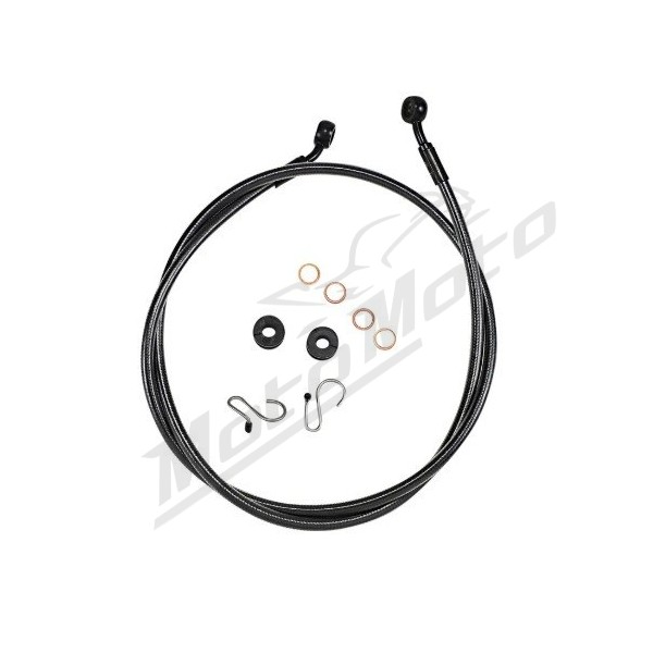 MAGNUM SHIELDING Front Brake Line Black Victory Boardwalk / Gunner / Hammer / Vegas 1635/1730 08-17 129.5cm 