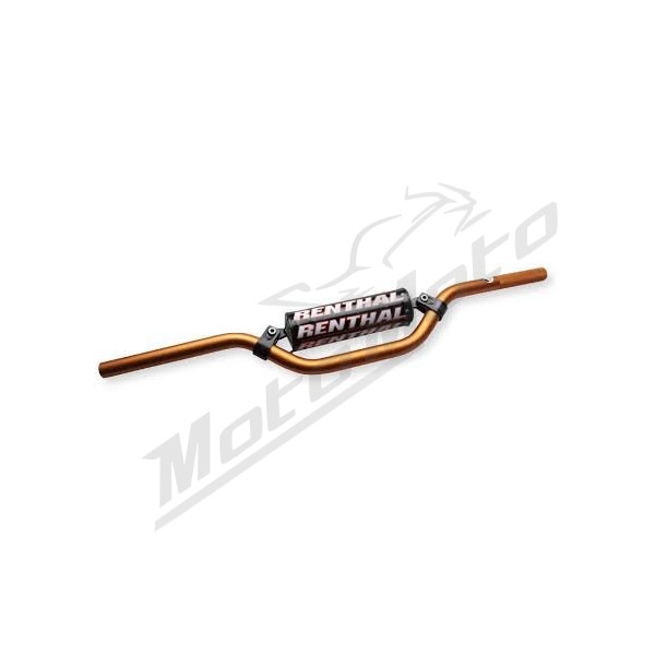 Renthal Handlebar + Pad Ø22mm Orange
