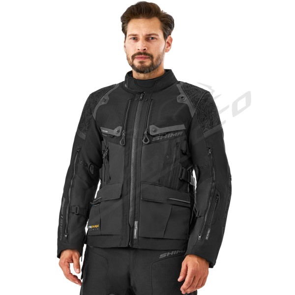 Shima TRACKER Men Textile Jacket Black