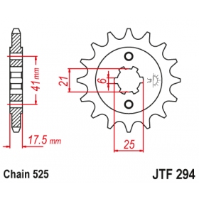 Front sprocket JTF294