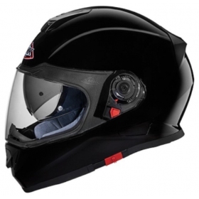 SMK TWISTER BLACK GL200 Glossy Black Full Face Helmet