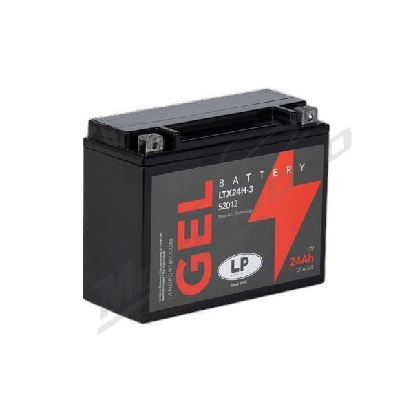 Landport gel battery YTX24H-3 (MG LTX24H-3) 12V 24AH