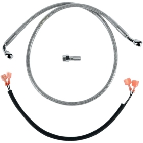 DRAG SPECIALTIES Stainless Steel Brake Line Kit Harley Davidson FXST / FXSTB / FXSTC / FXSTS / FXSTSB 1340cc 89-99