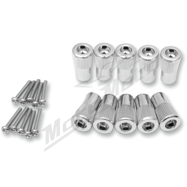 DRAG SPECIALTIES Replacement Reset Knobs 10pcs. Harley Davidson FLHR / FLHT / FLHTC / FLHX 1450cc 05-06