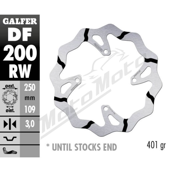 GALFER Priekinis stabdžių diskas Kawasaki KLX / KX 125-450cc 06-24