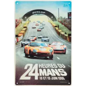 TIN SIGN 25H LE MANS RACING POST 20x30 