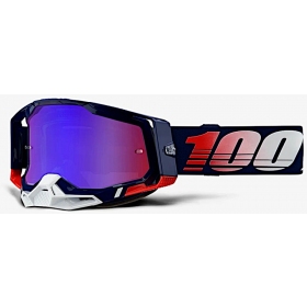 100% Racecraft II Republic Motocross Goggles