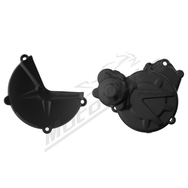 Polisport alternator cover (lid) cover and clutch cover kit Gas Gas EC / XC 250-300 17-20