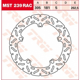 PRIEKINIS STABDŽIŲ DISKAS MST239RAC BMW K / R 850-1250cc 1993-2011 1VNT