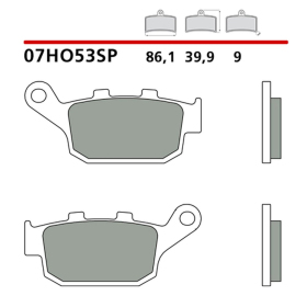 Brembo Brake pads Honda CB / CBR / CTX / NC / NM4 / Rebel / SCL 250-1100cc 11-26