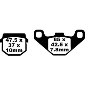 EBC SFA Brake Pads APPRILIA / GILERA / PAIAGGIO 50-100cc 03-20