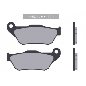 Brake pads NOVASCOOT FT4080 / MCB786 SINTERED