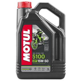 Motul engine oil 5100 4t ester 15w50 4L