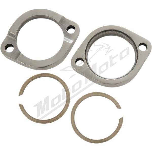 DRAG SPECIALTIES Heavy-Duty Exhaust Flange Kit ​​​​​​​Harley Davidson FLD / FLH / FLHR / FLHRC / FLHRCI / FLHRI 1340-1800cc 83-17
