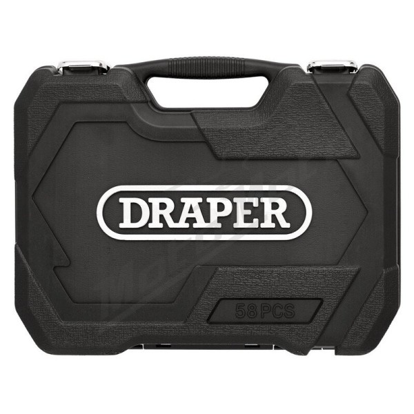 DRAPER HI-TORQ® Metric Socket and Bit Set - 3/8" Sq. Dr. (58 Piece)