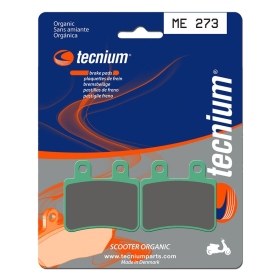 TECNIUM organinės stabdžių trinkelės ME273 Beta / Derbi / Italjet / Peugeot / Rieju / Sherco / Yamaha 50-400cc 00-24