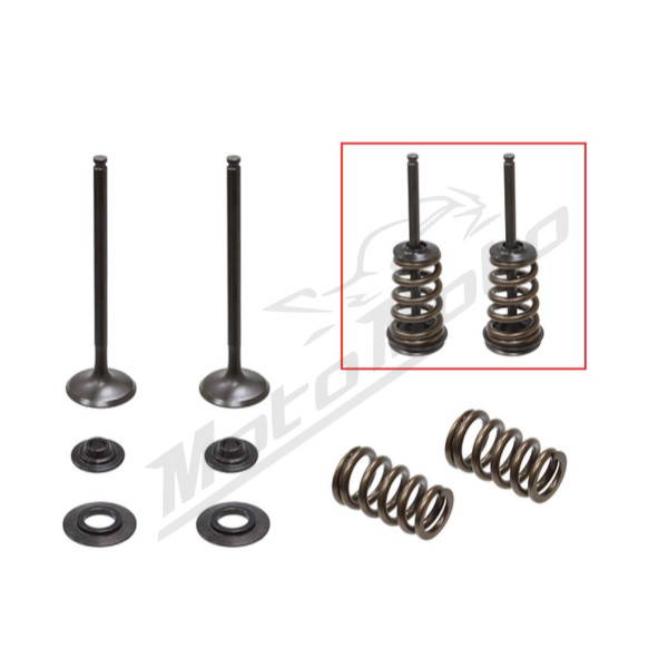 Psychic 2024/05 exhaust valves (valve set with springs and washers) KTM SX-F / EXC-F 250cc 05-07