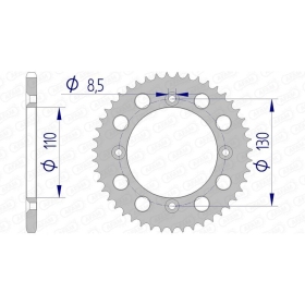 AFAM Aluminium Ultra-Light Rear Sprocket 420 49-56 teeth