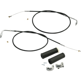 S&S CYCLE Dual-Cable Throttle Assembly Kit Harley Davidson FL / FLB / FLFB / FLH 883-1340cc 57-06