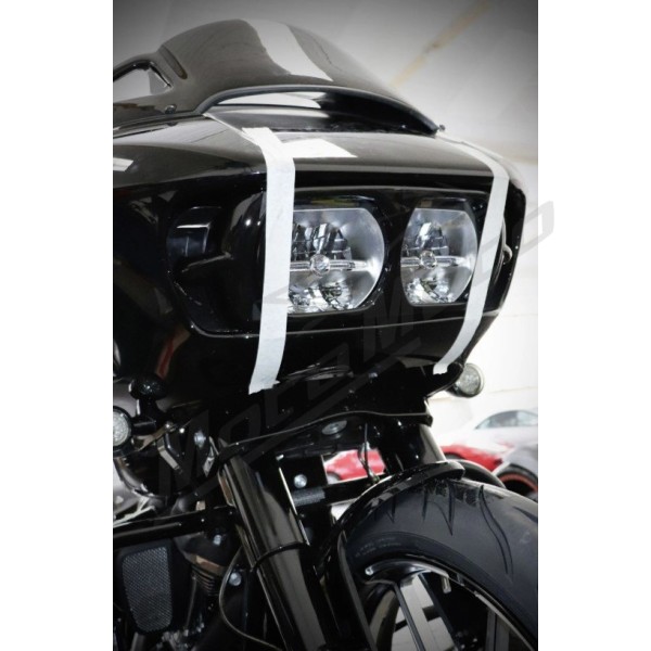 CULT WERK Headlight Mask Black Harley Davidson 1690-1923cc 2016-2023
