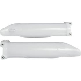 UFO White Fork Tube Protectors Kawasaki KX / KXF 250-450cc 09-26
