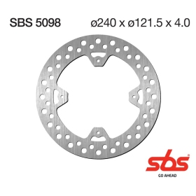 Sbs galinis stabdžių diskas 5098 Standartinis HONDA