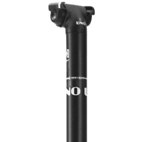 UNO TS 655 dviračių sėdynės stovas - 350mm Ø27.2 Baltas