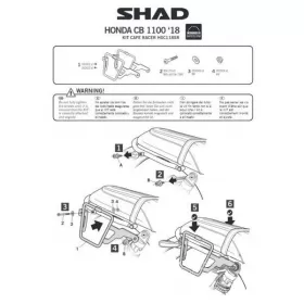 SIDE CASE HOLDER SET FOR HONDA CB1100RS 2018-2019