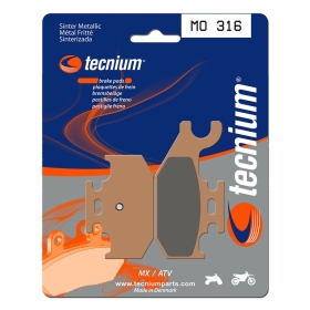 TECNIUM MX/ATV Sintered Metal Brake pads - MO316 Yamaha YFM 700 Grizzly / Raptor 06-25