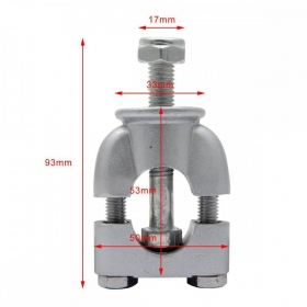 HANDLEBAR HOLDERS 22mm 2PCS