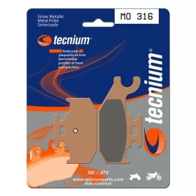 TECNIUM MX/ATV Sintered Metal Brake pads - MO316 Yamaha YFM 700 Grizzly / Raptor 06-25