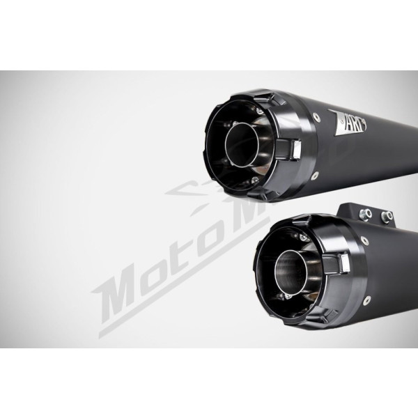ZARD Conical Slip-Ons Mufflers Harley Davidson FXBB / FXLR / FXST 1750-1923cc 18-24