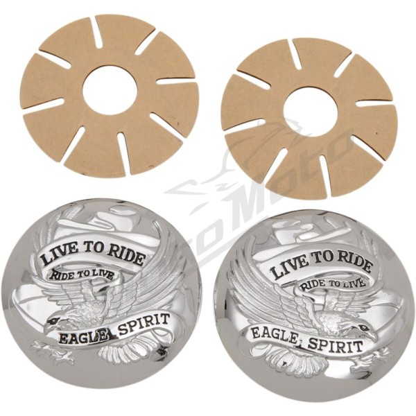 DRAG SPECIALTIES Live to Ride kuro bako kamštis Harley Davidson FLD / FLHR / FLHRC / FLHRCI / FLHRI 1450-1800cc 99-17